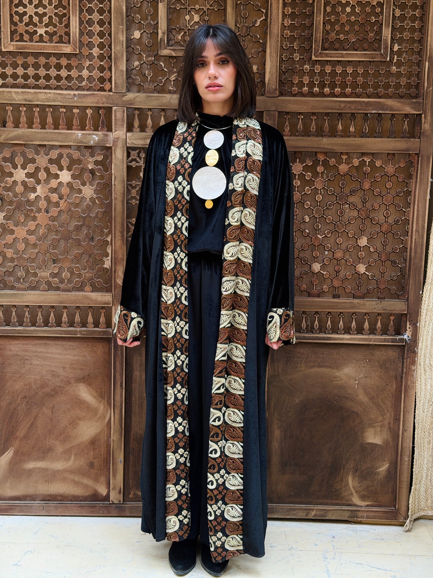 Velvet embroidery Kaftan سَلَام — Salam