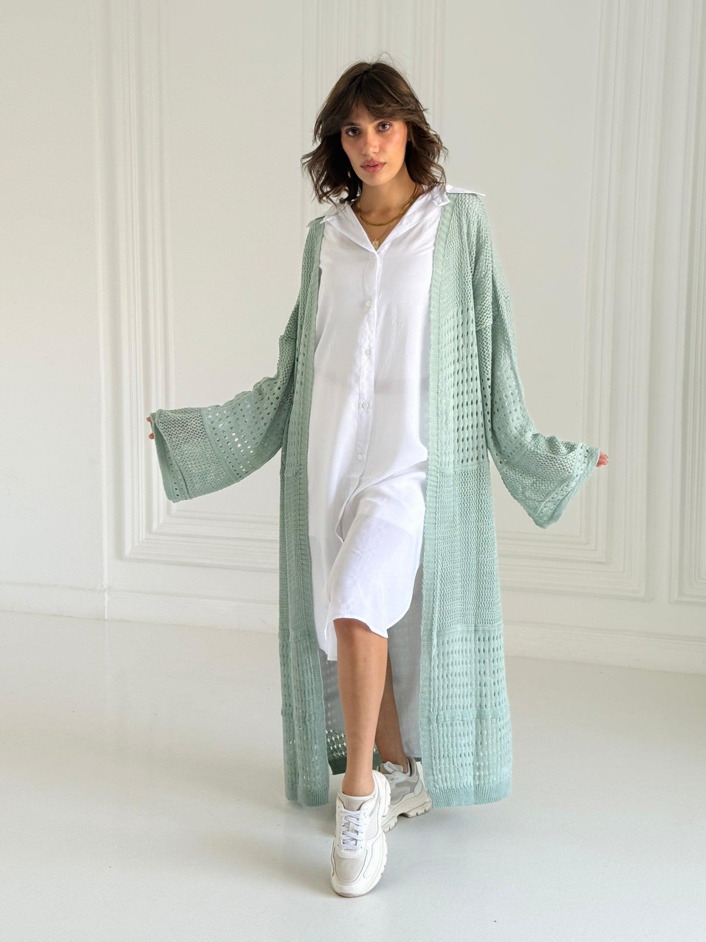 Porto Cotton Summer knit Cardigan