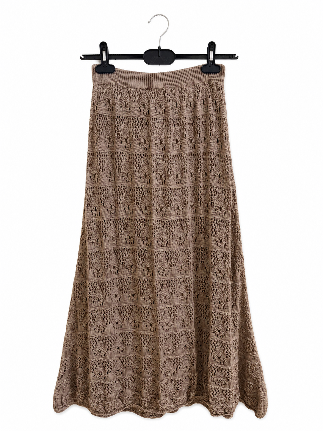 Luna Lined Crochet Maxi Skirt