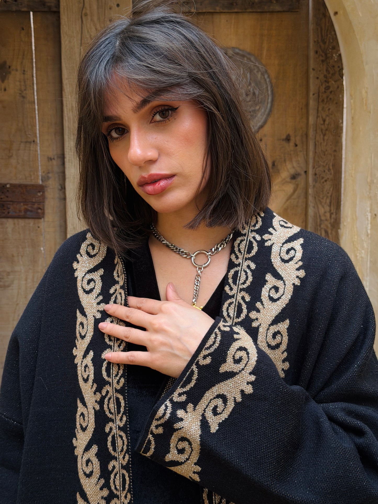 Sultana — سُلْطانة
Shimmering Knit Kaftan