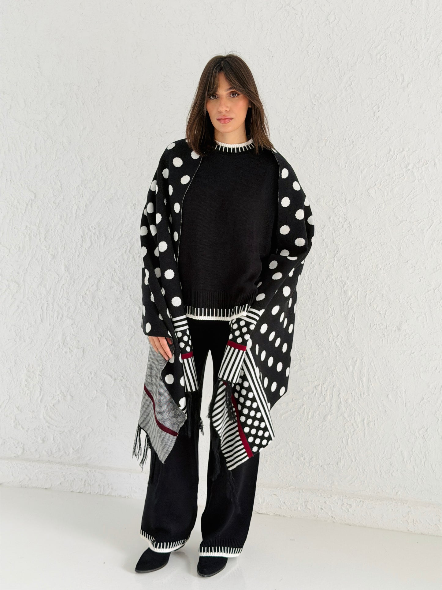 Polka Dots Long scarf