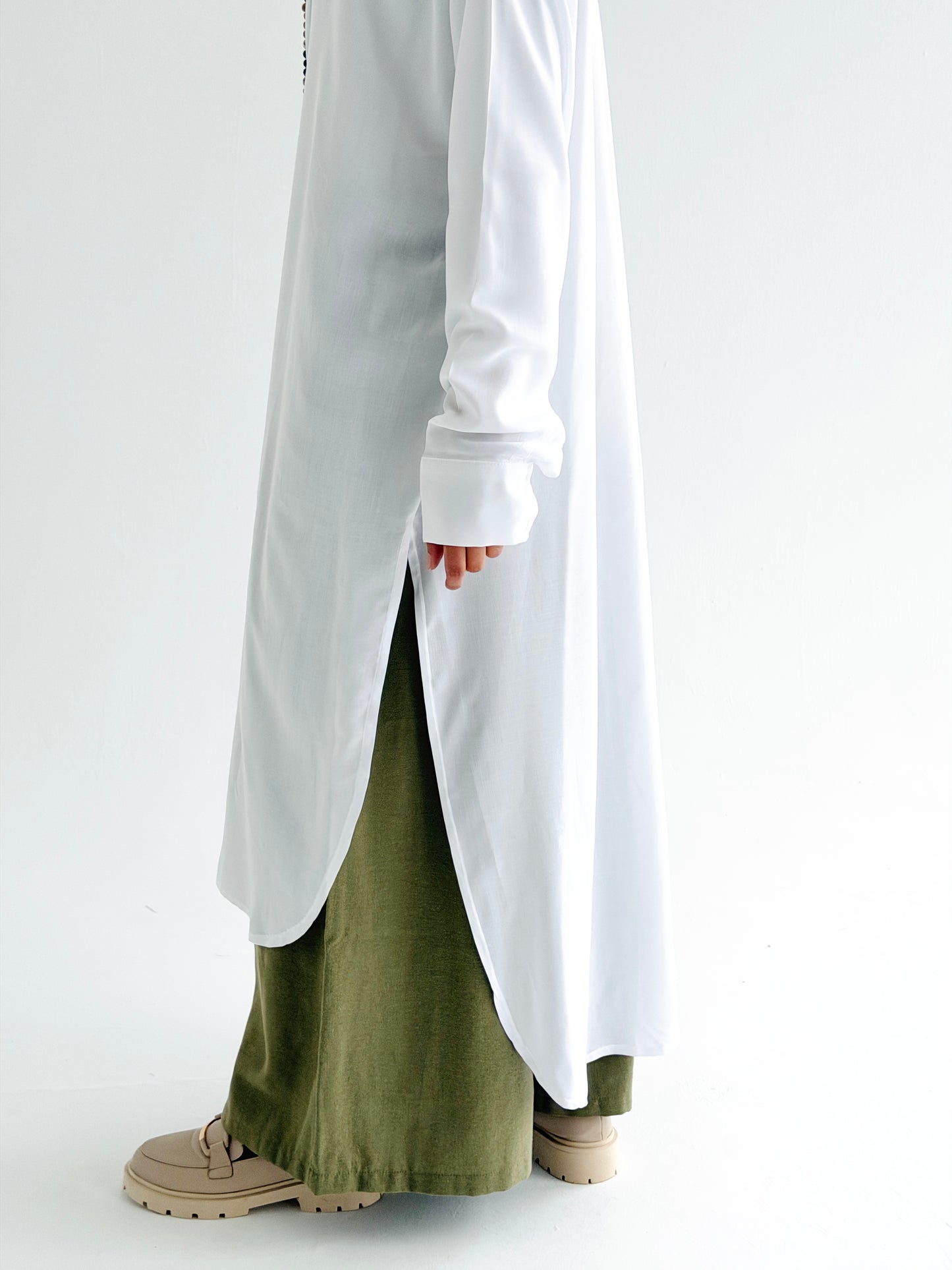 All season white shirt