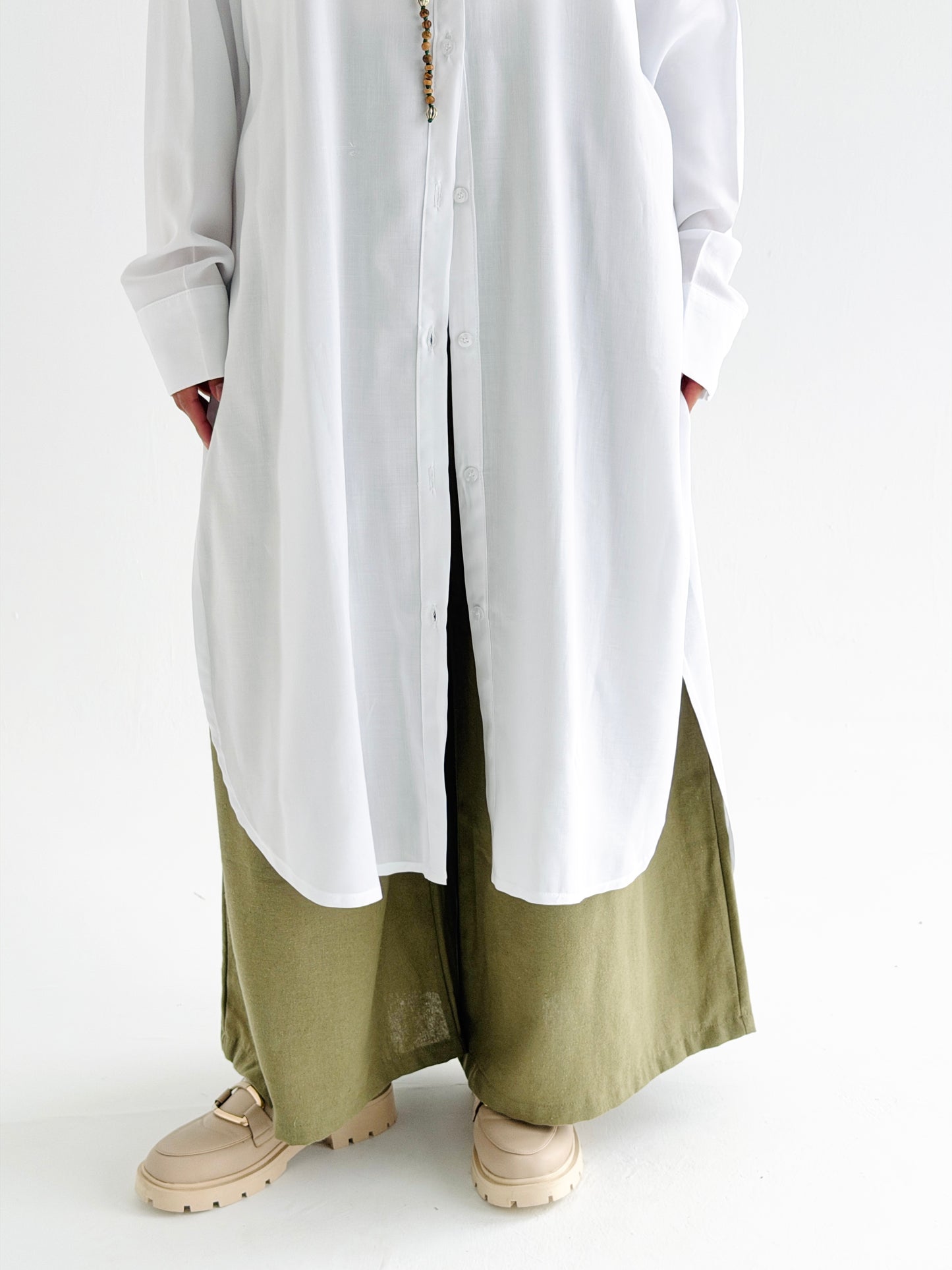 All season white shirt