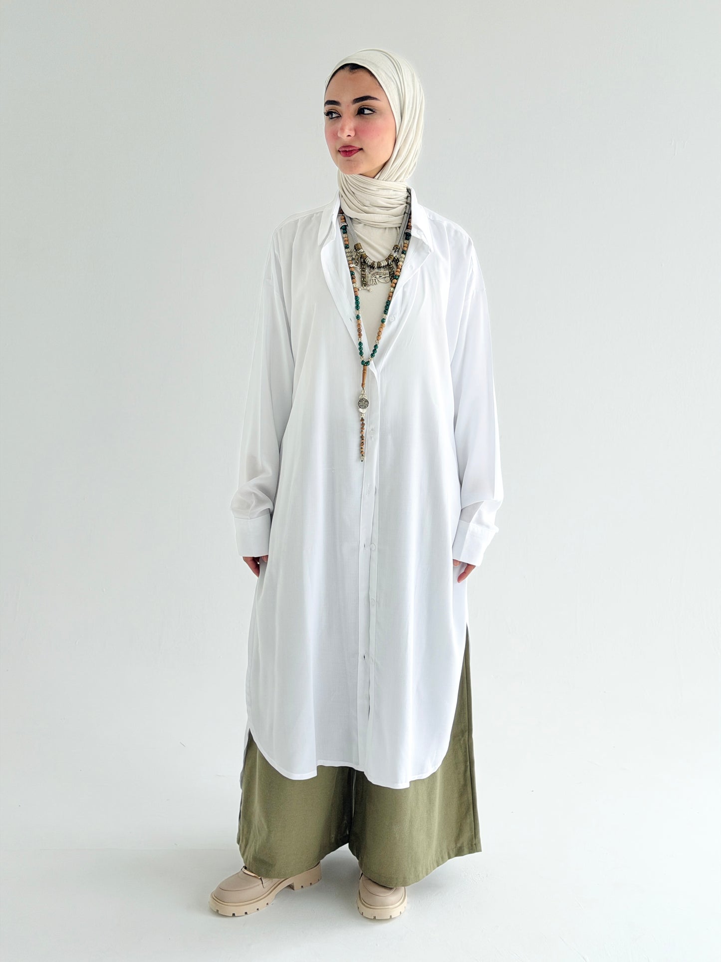 All season white shirt