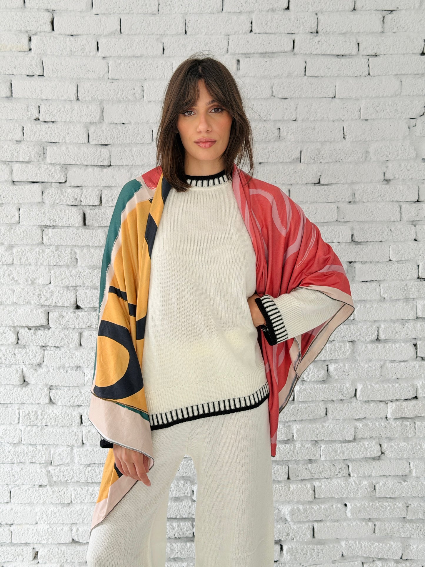 Paradise Double Face Wool Scarf