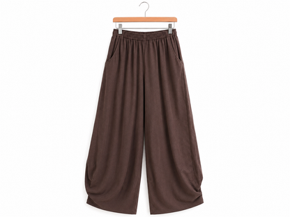 Brown Balloon Pants