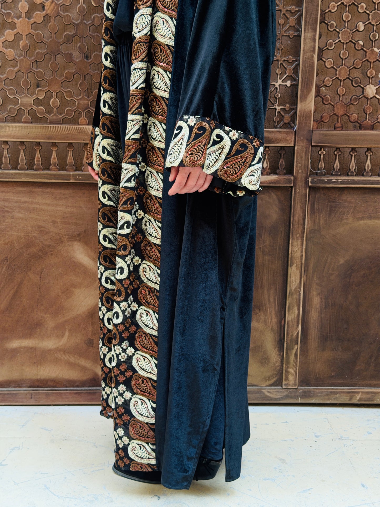 Velvet embroidery Kaftan سَلَام — Salam