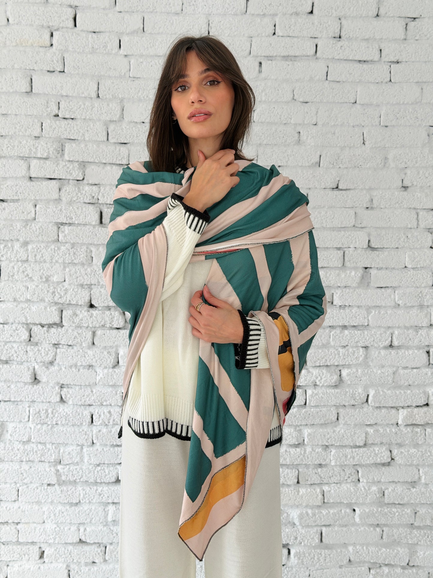 Paradise Double Face Wool Scarf