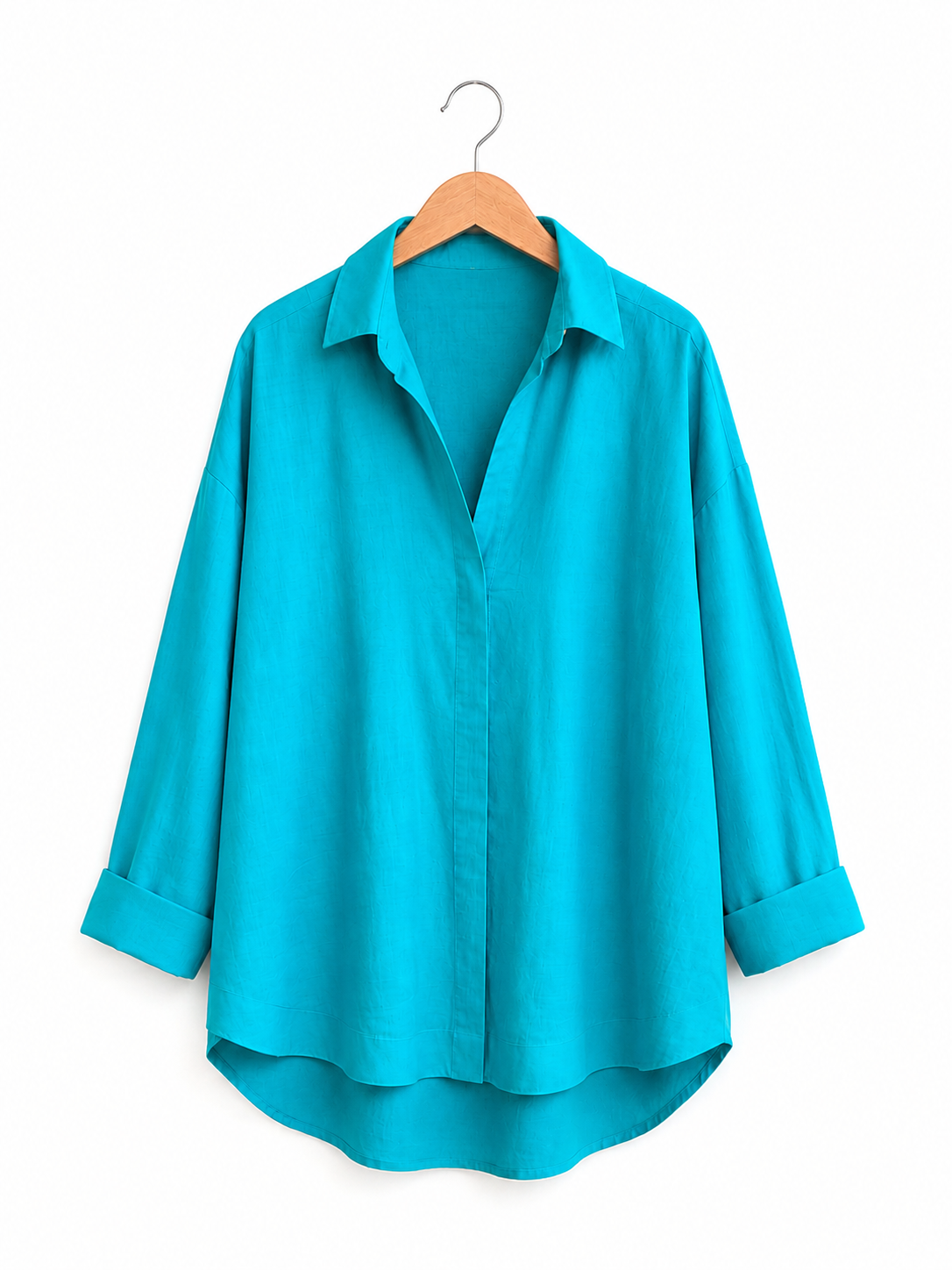 Caribbean Green Cotton Blouse