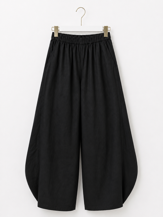 Balloon Black Pants