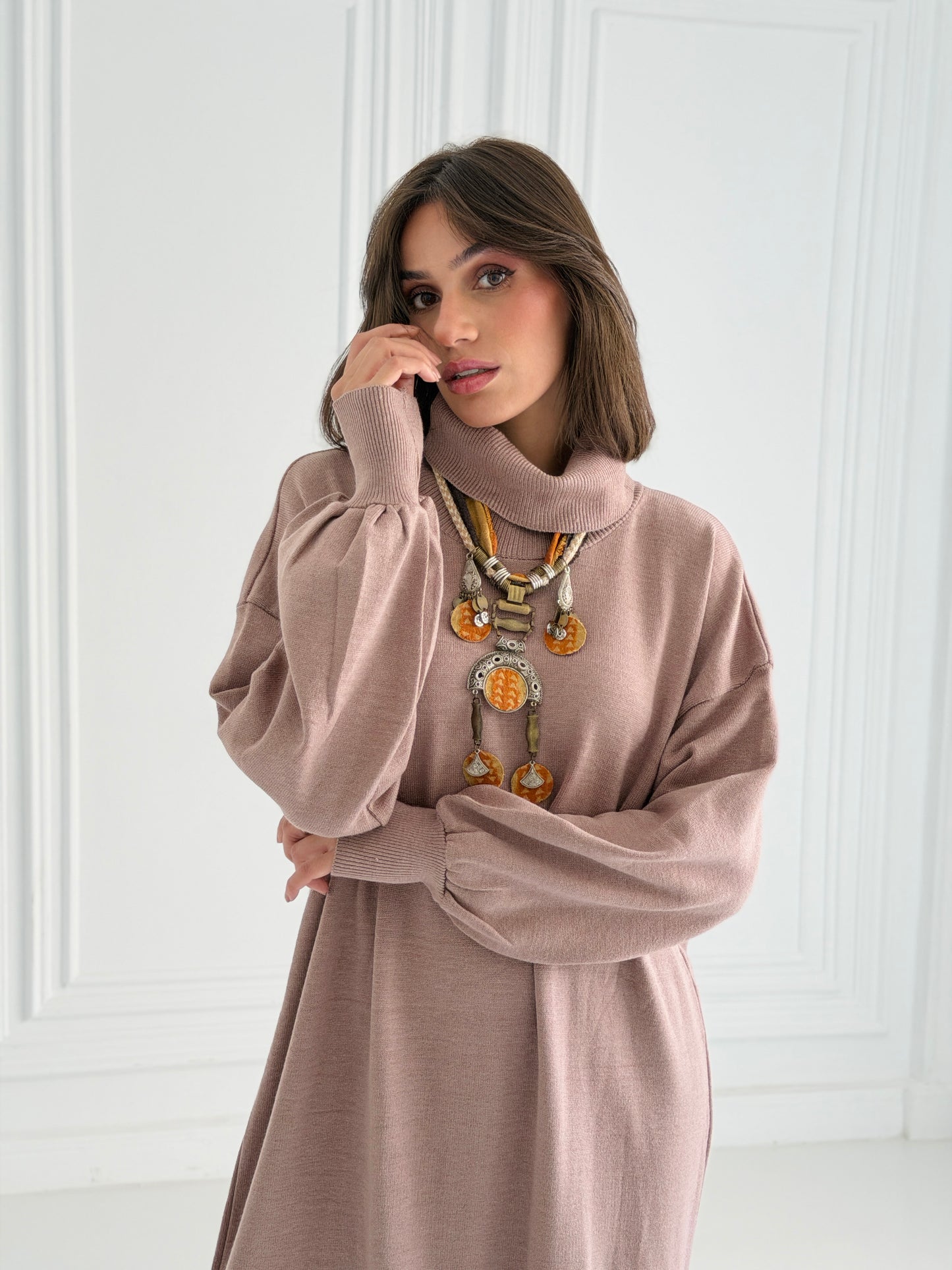 Soft Aura Dress In Nude