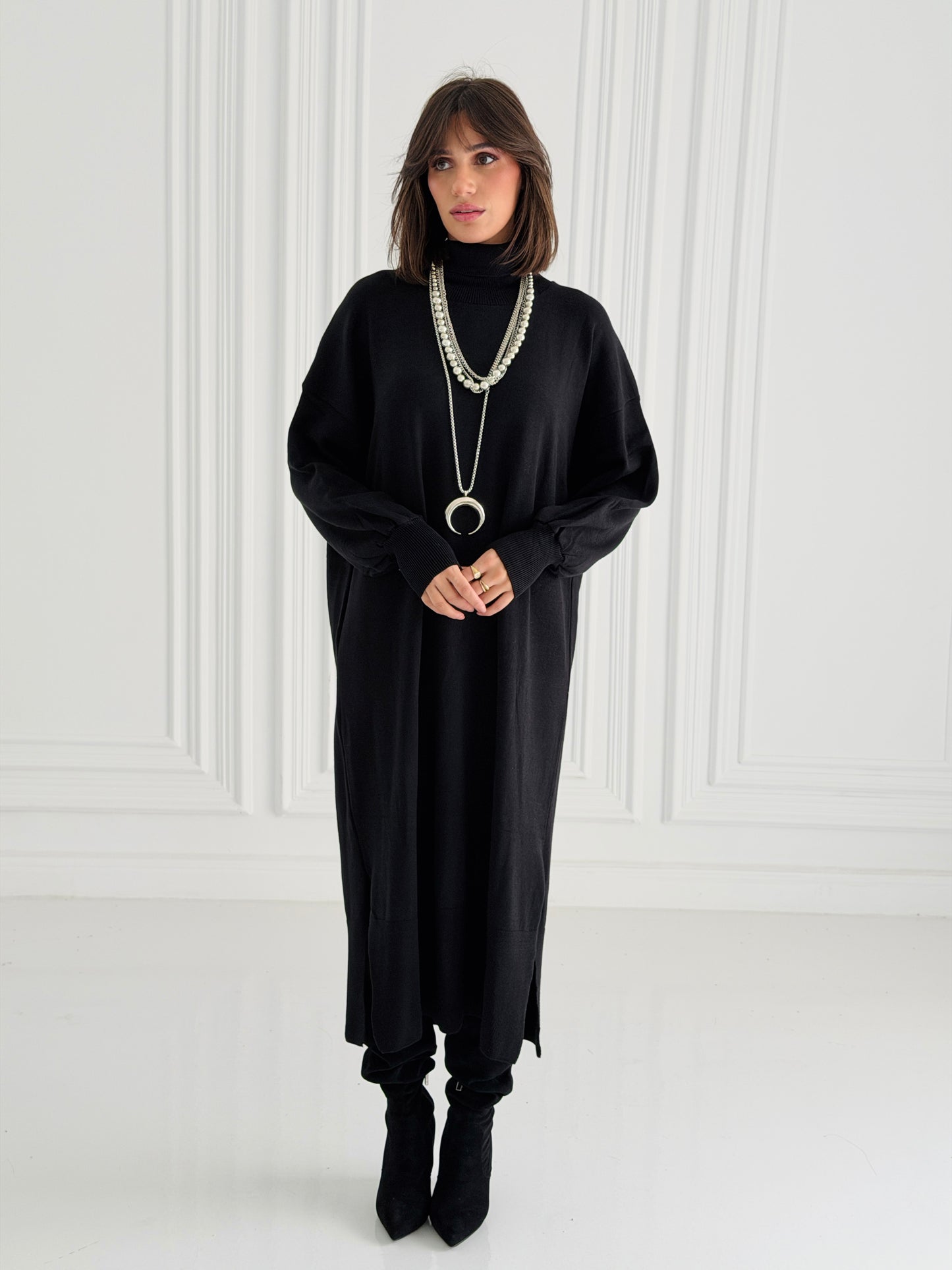 Soft Aura Dress In Black