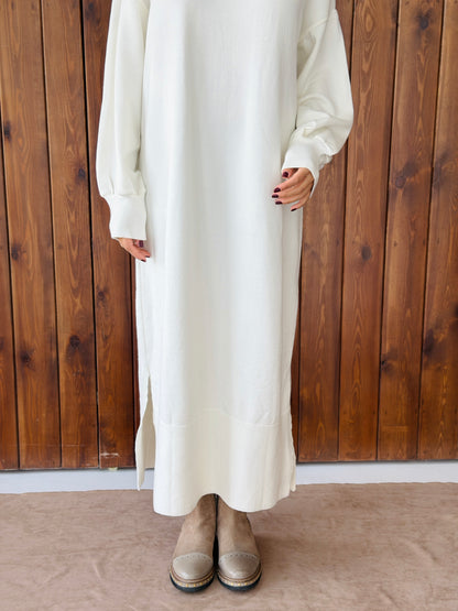 Soft Aura Dress In Off White