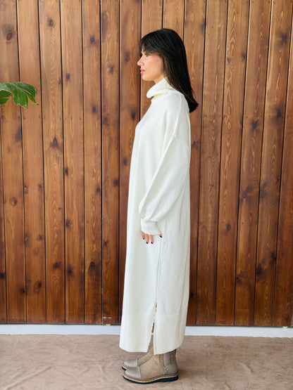 Soft Aura Dress In Off White