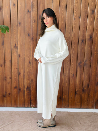 Soft Aura Dress In Off White