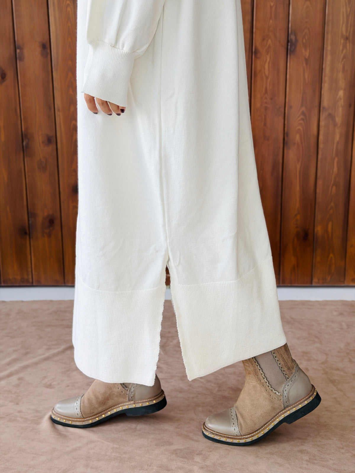 Soft Aura Dress In Off White