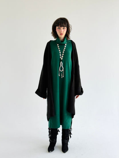 Timeless Knit Cardigan In Black