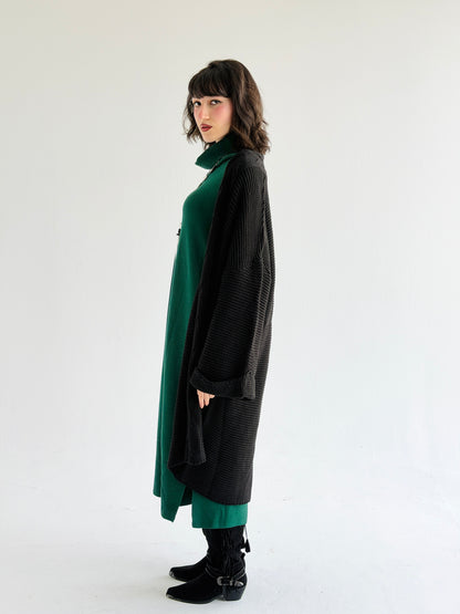 Timeless Knit Cardigan In Black