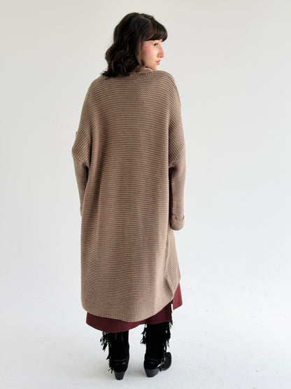 Timeless Knit Cardigan In Cafe