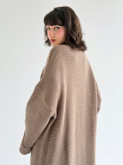 Timeless Knit Cardigan In Cafe