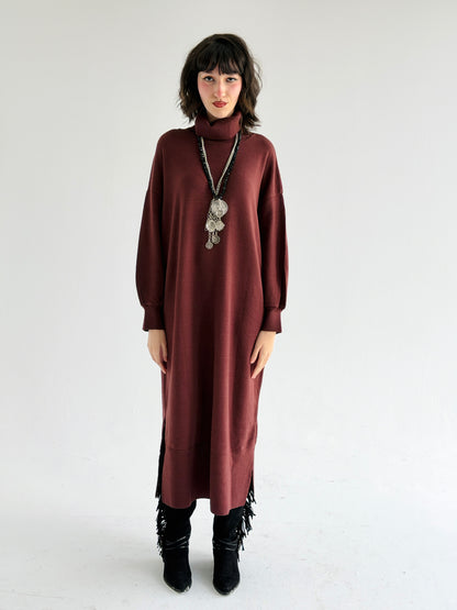 Soft Aura Dress In Brown