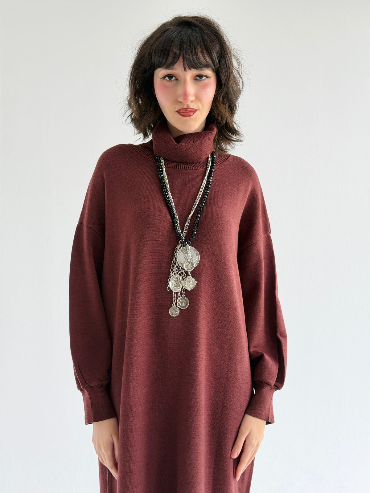 Soft Aura Dress In Brown