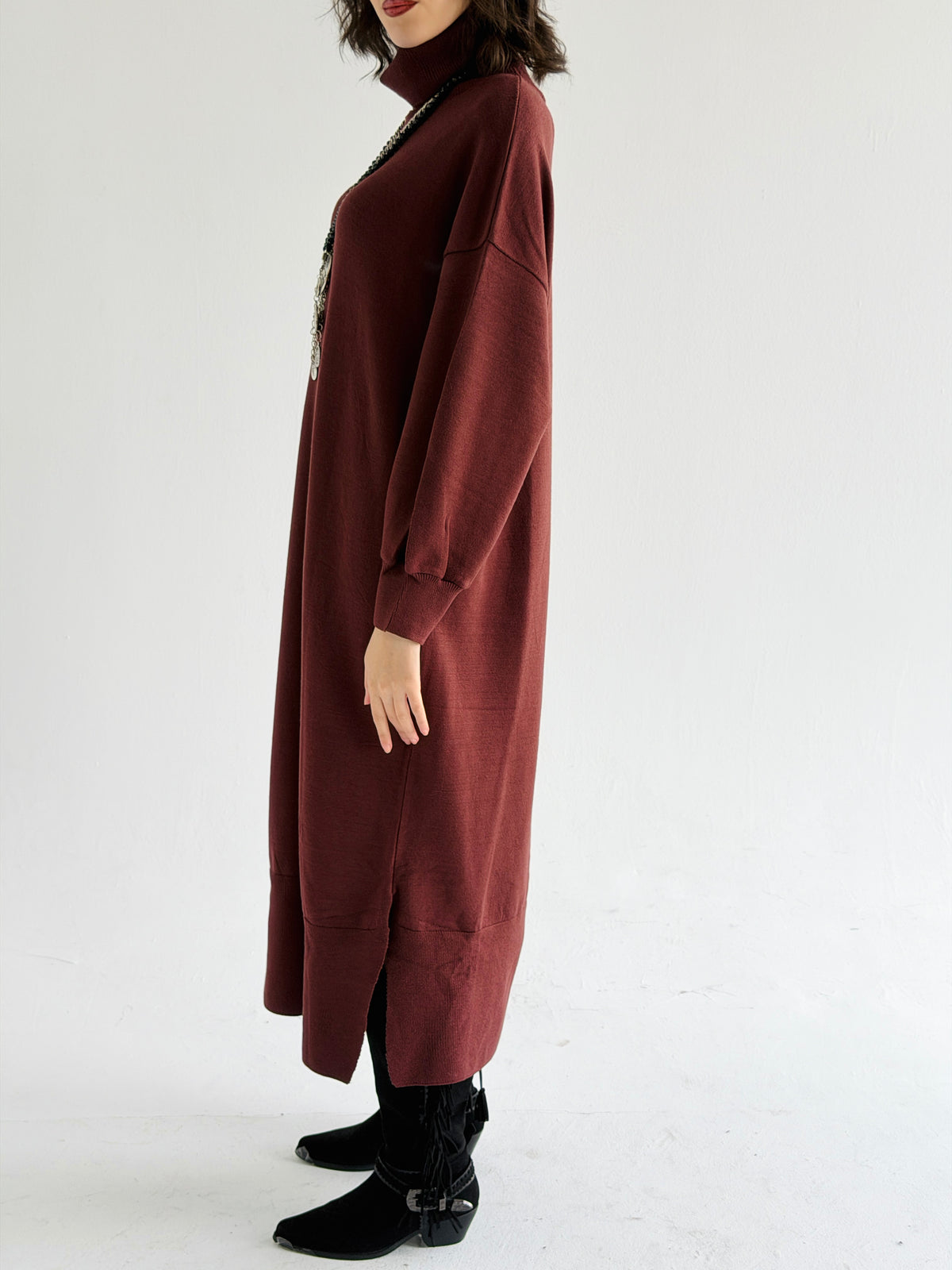 Soft Aura Dress In Brown