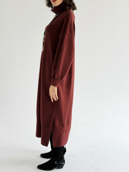 Soft Aura Dress In Brown