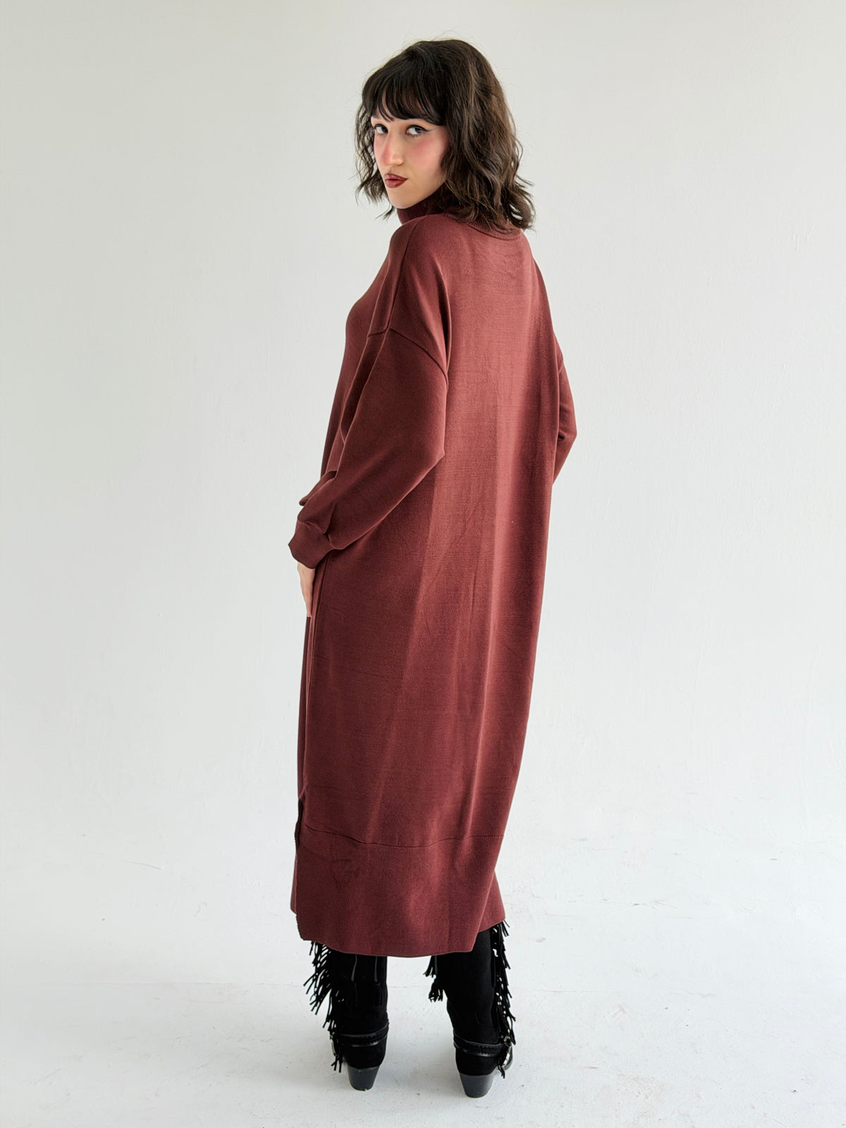 Soft Aura Dress In Brown
