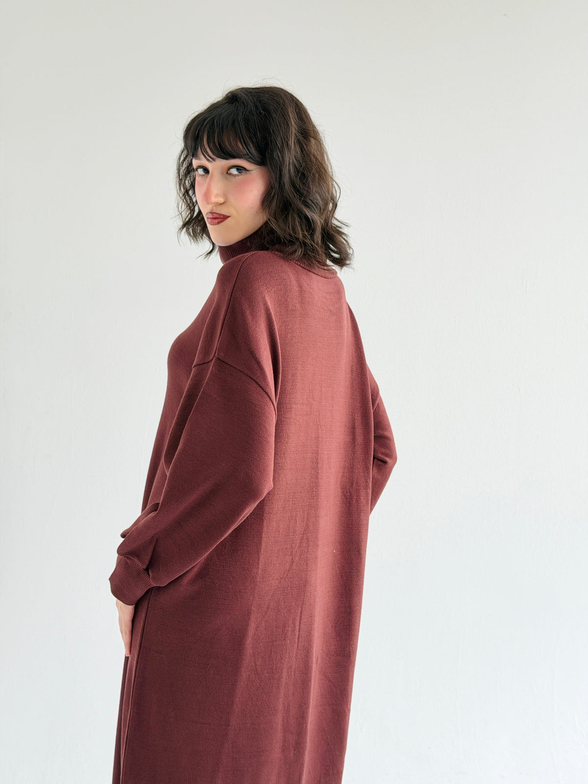 Soft Aura Dress In Brown