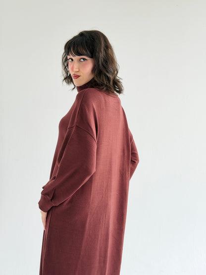 Soft Aura Dress In Brown