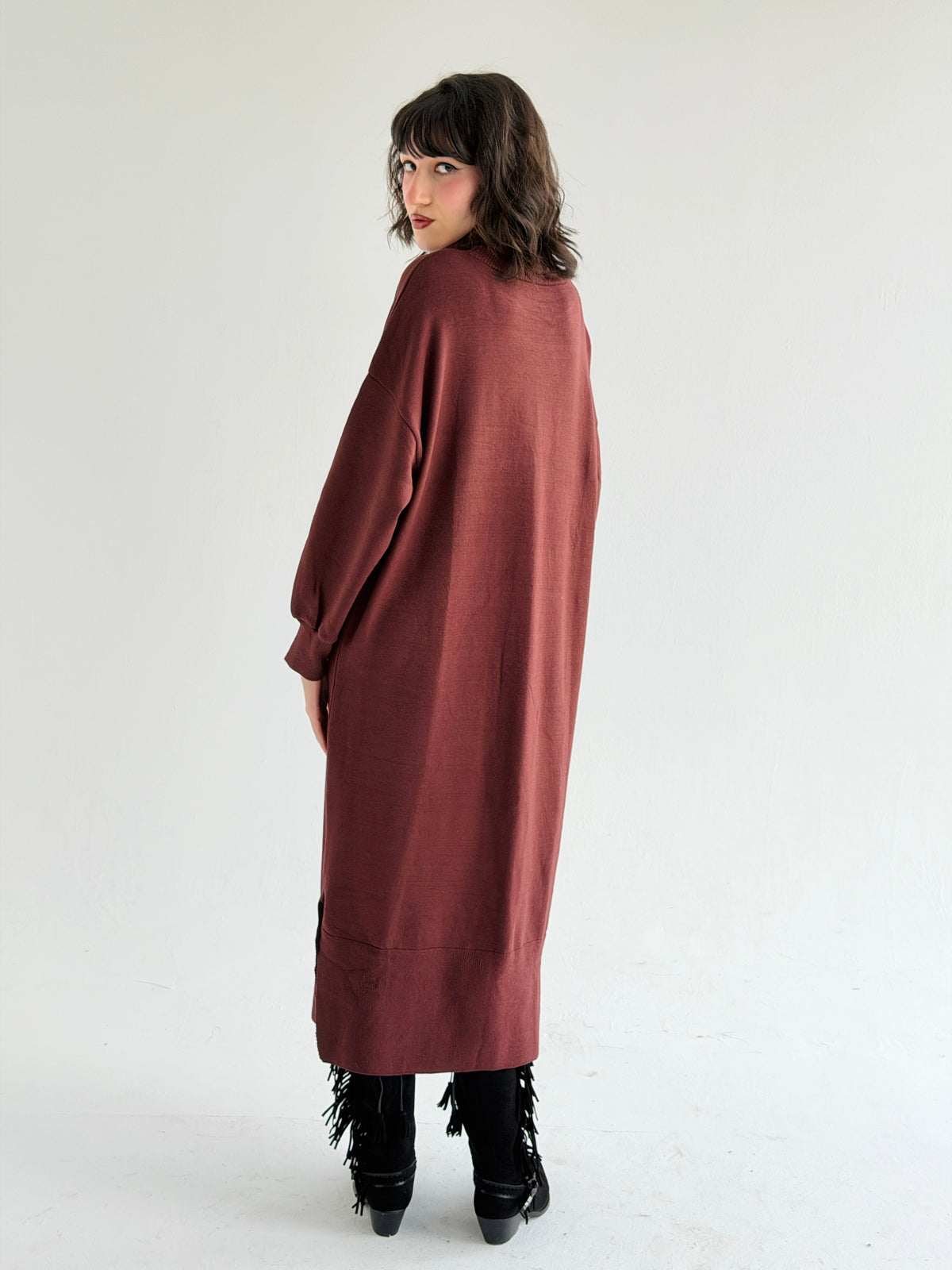 Soft Aura Dress In Brown