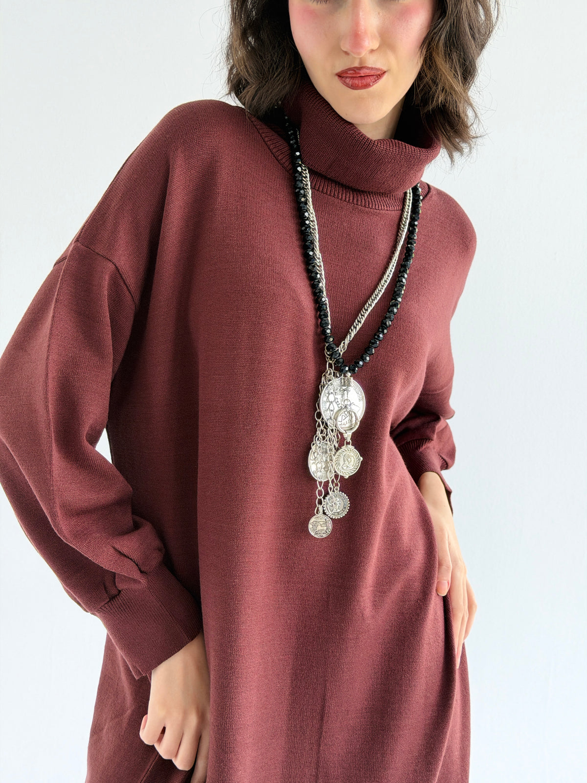 Soft Aura Dress In Brown