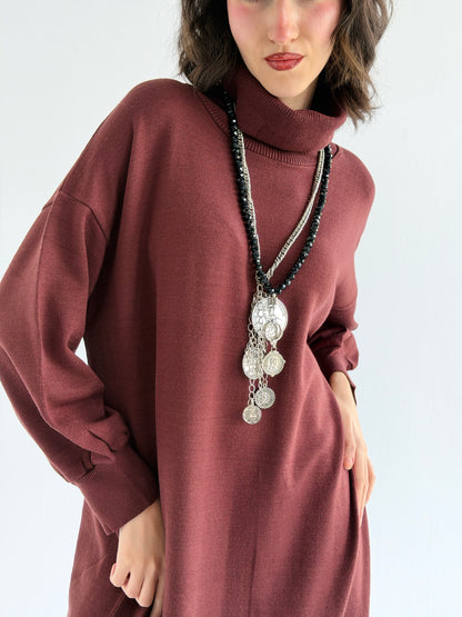 Soft Aura Dress In Brown