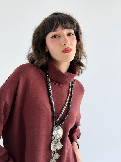 Soft Aura Dress In Brown