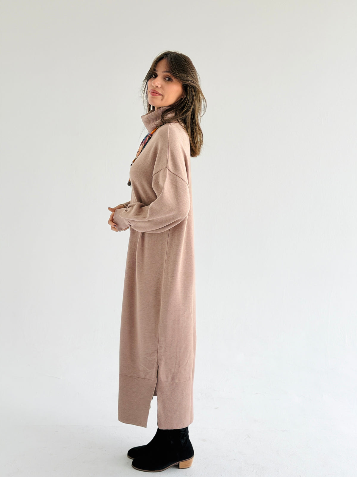 Soft Aura Dress In Cafe