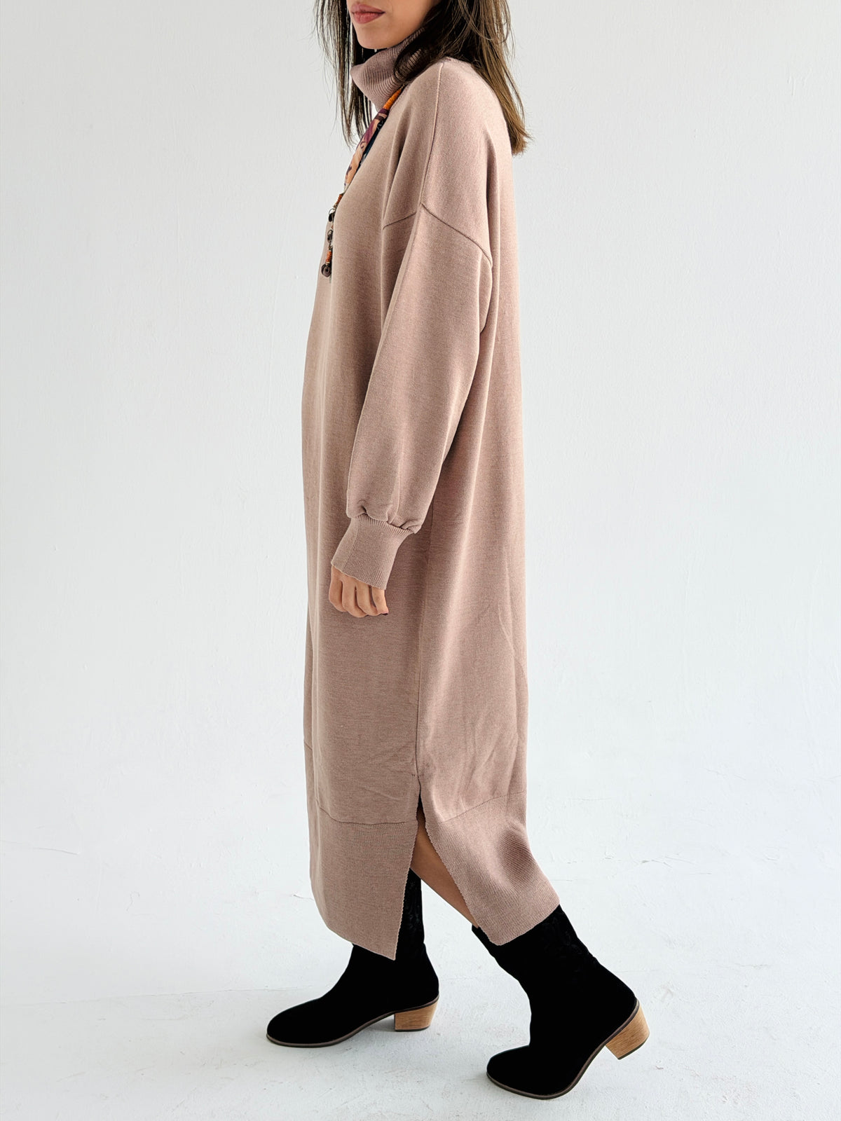 Soft Aura Dress In Cafe