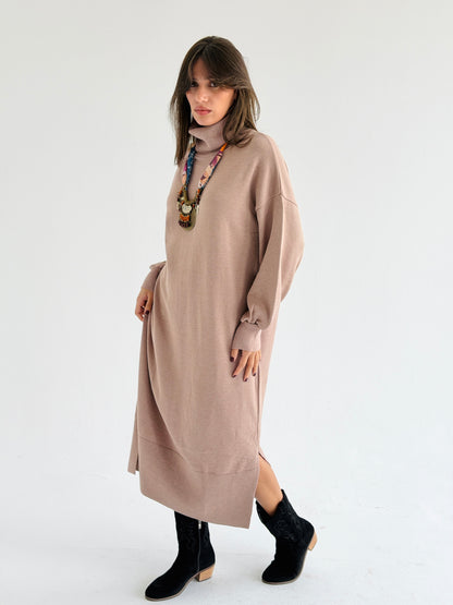 Soft Aura Dress In Cafe