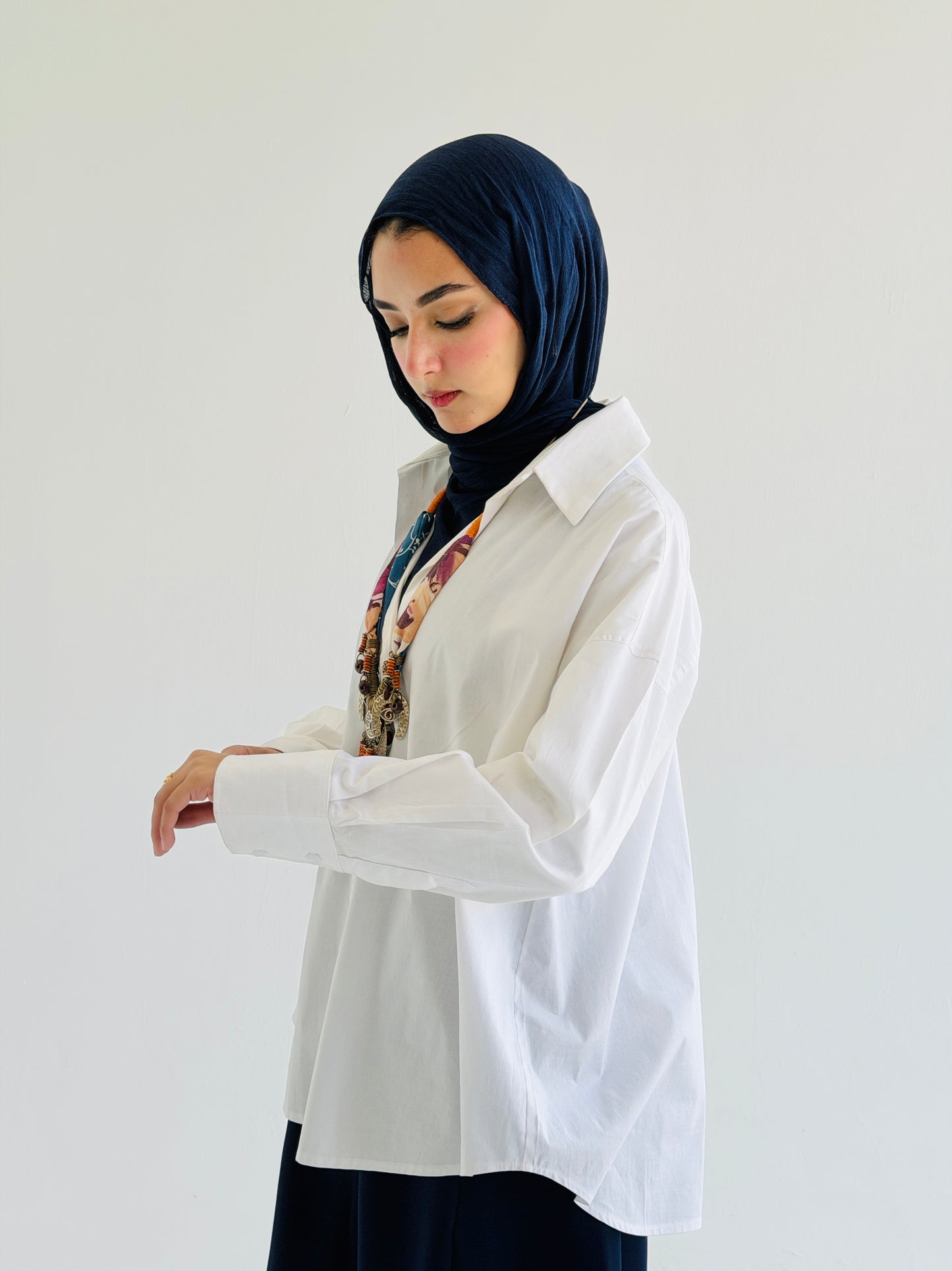 White Poplin Shirt