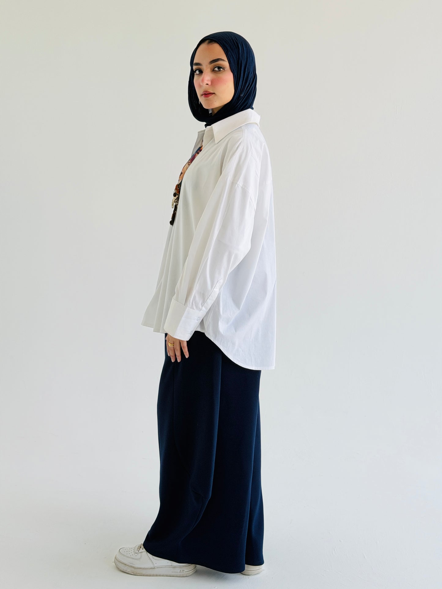 White Poplin Shirt