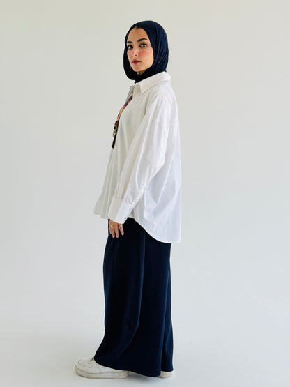 White Poplin Shirt