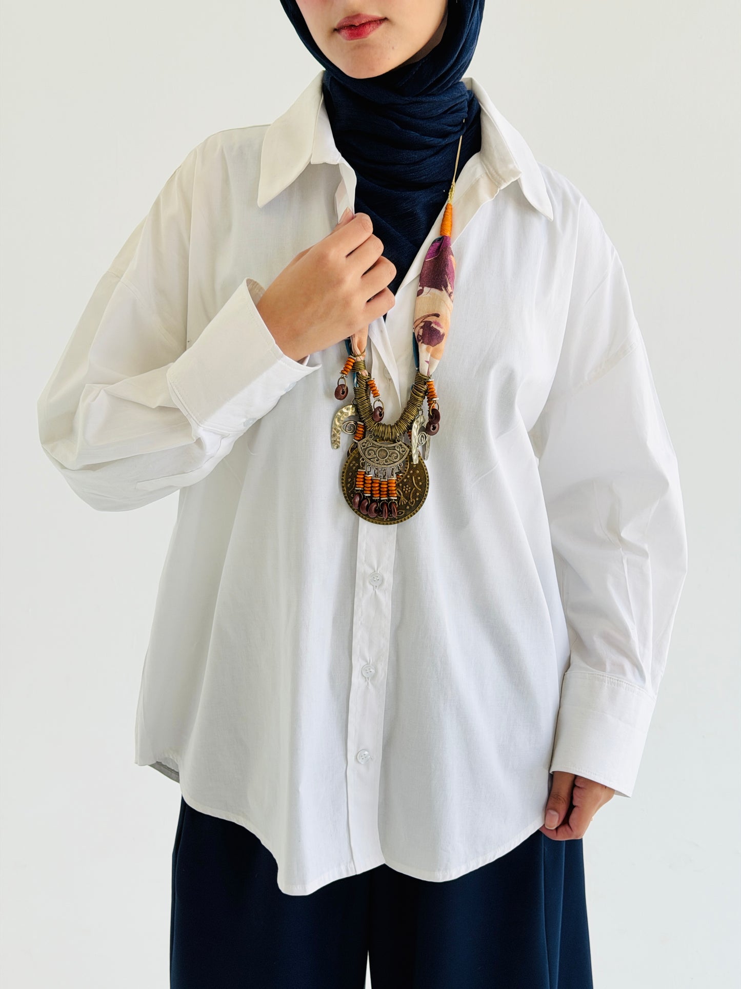 White Poplin Shirt