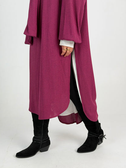 Scarf Flow Dress -Violet