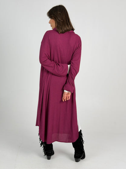 Scarf Flow Dress -Violet