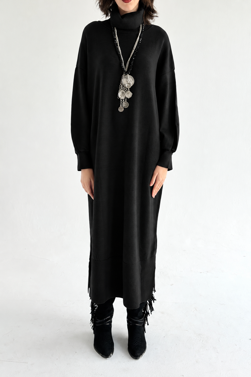 Soft Aura Dress In Black