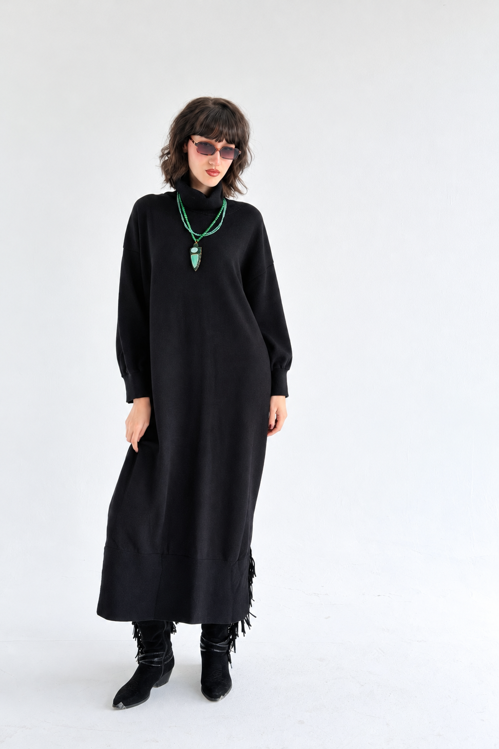 Soft Aura Dress In Black