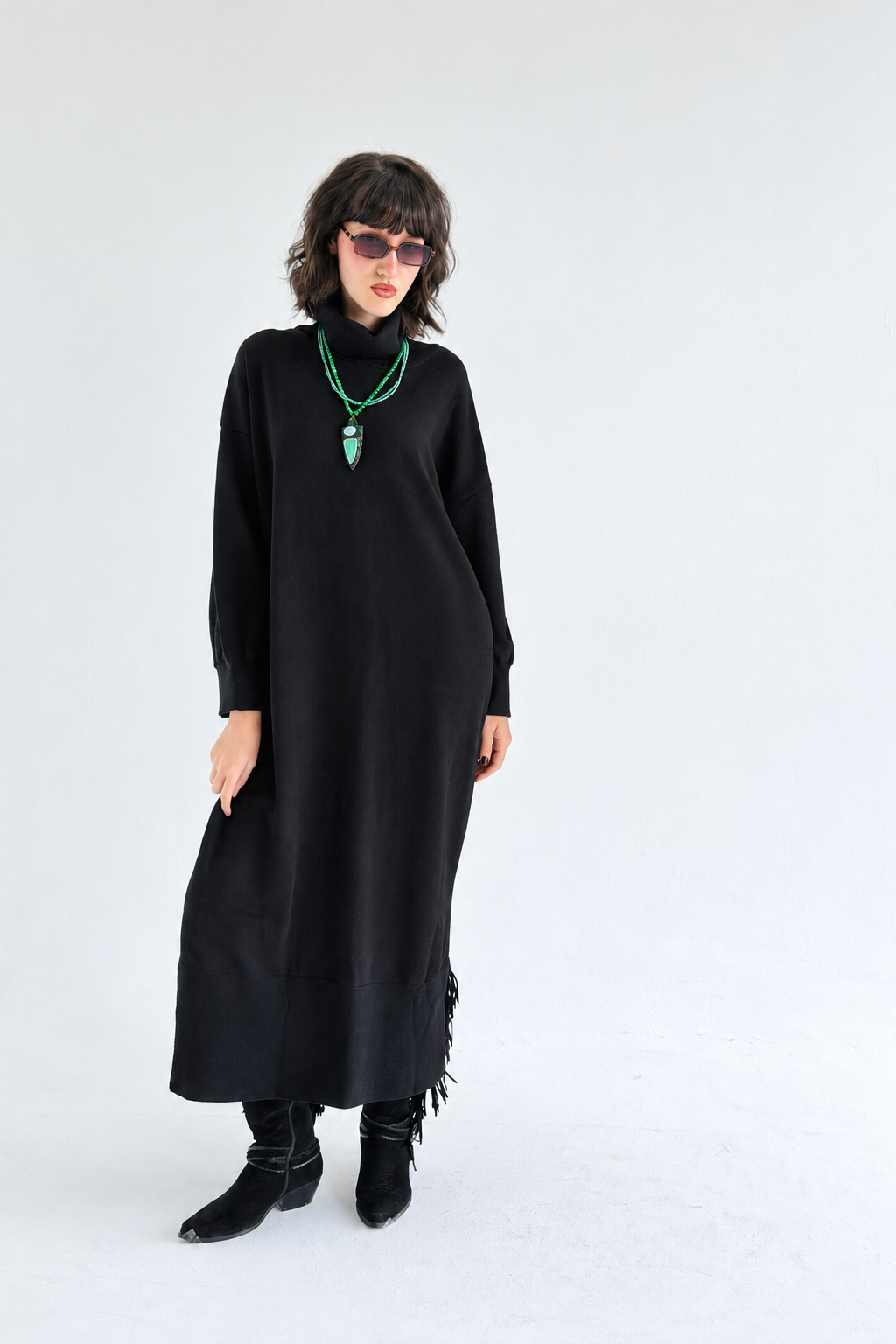 Soft Aura Dress In Black