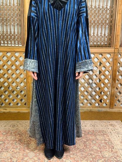 وَدّ — Wodd Sequin Hooded Velvet in Navy